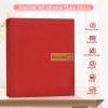Popotop Large Photo Album Self Adhesive 4x6 5x7 8x10 Scrapbook Album DIY Picture Book,Gifts for Mom,Family Baby and Wedding,with Metal Pen and Plastic Board view 2