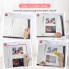 Popotop Large Photo Album Self Adhesive 4x6 5x7 8x10 Scrapbook Album DIY Picture Book,Gifts for Mom,Family Baby and Wedding,with Metal Pen and Plastic Board view 4