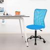 Home Office Chair Mid Back Mesh Desk Chair Ergonomic Computer Chair Height Adjustable Task Chair Modern Rolling Swivel Chair with Lumbar Support Armless Executive Chair for Women Men, Blue view 1