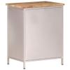 YITHOPI Nightstand for Bedroom with Storage Cabinet Home Furniture Bedside Cabinet 15.7"x11.8"x19.7" Rough Mango Wood for Living Room Bedroom Hallway Entryway view 4