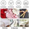 XYXHEII Chunky Knitted Blankets and Throws, Chunky Knit Blanket, Handmade Soft Throw Blanket, Cozy and Warm Knit Blanket for Sofa Home Decor (I 100x100cm) view 4