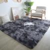 CAIYUECS Shag Area Rug,Indoor Ultra Soft Plush Rugs for Bedroom Living Room, Non-Skid Modern Nursery Faux Fur Rugs for Kids Room Home Decor (Tie-Dyed Dark Gray, 6x9 Feet) view 3