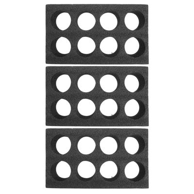 Cabilock 3pcs Portable Cup Carrier Trays for Beverages Convenient Tea and Coffee Holders Design Placement for Picnics and Events
