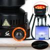 ETL Approved Charcoal Starter - Coal Burner Hot Plate Electric Stove Coconut Starter with Stainless Detachable Tongs, 4.9Ft Longer Cords, 650W Faster Heating for BBQ Kitchen etc. view 2