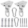 Yoga Ceiling Wall Mount Anchor Hook Set Hammock Chair Hanging Kit Stainless Steel Bracket Screw Carabiner for Porch Chair Yoga Hammock Gym Swing -998 Yoga Hanging view 1
