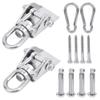 Yoga Ceiling Wall Mount Anchor Hook Set Hammock Chair Hanging Kit Stainless Steel Bracket Screw Carabiner for Porch Chair Yoga Hammock Gym Swing -998 Yoga Hanging view 2