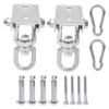 Yoga Ceiling Wall Mount Anchor Hook Set Hammock Chair Hanging Kit Stainless Steel Bracket Screw Carabiner for Porch Chair Yoga Hammock Gym Swing -998 Yoga Hanging view 3