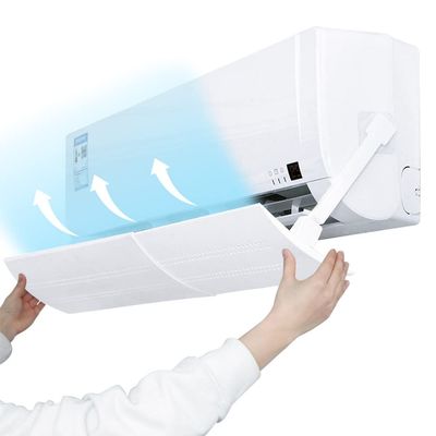 Retractable Air Conditioner Air Deflector, Universal Scalable Air Conditioning Deflector Air Diverter Cover Telescopic Anti-Wind Baffles Anti Direct Blowing Windshield Wind Guide