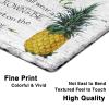 Be A Pineapple Tin Plaque Summer Fruit Metal Plaque Vintage Metal Plate Sign Holiday Party Gift Personalized Chic Sign for Home Bedroom Dessert Station Front Door Ready to Hang 12x12in view 4