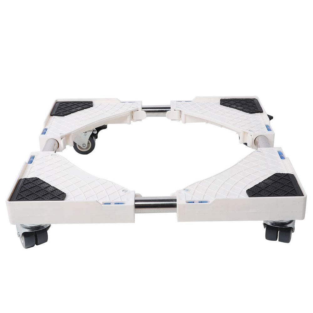 Alvinlite Washing Machine Base Mini Fridge Stand - Adjustable Furniture Dolly Washing Machine Stand Refrigerator Base Moving Cart Washing Machine