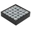 Alvinlite 9-13 mm Medium Hard Cue Tips - 50 Pieces Leather Billiard Stick Replacement Tips with Storage Box - Snooker Daily Training Use, Grey 2 (12mm) Pool Cue view 3