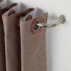 2 Pack Curtain Rods, Room Darking Wrap Around Single Window Rod 3/4 Inch Telescoping Drapery Rod, 84-120, Matted Nickle view 2