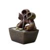 BNNP Indoor Tabletop Fountains Tabletop Fountain Waterfall Desktop Meditation Fountain Fits on Any Tabletop Kitchen Counter Living Room Table Bathroom Sink Shelf Decoration Meditation Fountain view 1