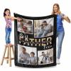 MyPupSocks Custom Blanket with Photo Collage Personalized Picture Blanket Customized Family Blanket Gift for Dad Father's Day Christmas Birthday - 4 Photos, 60"x80", Made in USA view 4