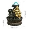 Indoor Tabletop Fountains Maitreya Buddha Tabletop Fountain Lucky Desktop Decoration Home Living Room TV Cabinet Tea Room Buddha Decorations Decoration Meditation Fountain view 2