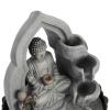 Indoor Tabletop Fountains Tabletop Fountains LED Resin Buddha Desktop Fountain Decoration Tabletop Ornament for Home Office Desktop Decoration Decoration Meditation Fountain view 3