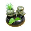 BNNP Indoor Tabletop Fountains Tabletop Fountain Waterfall Fountain Desktop Small Fish Tank Decorations Home Living Room Tea Table TV Cabinet Decorations Decoration Meditation Fountain view 1