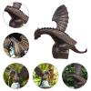 BNNP Indoor Tabletop Fountains Creative Garden Water Fountain Spray Dragon Water-Breathing Pattern Resin Fountain Statue for Garden Outdoor32 * 27 * 27cm Decoration Meditation Fountain view 3