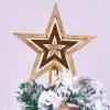 101 Piece Christmas Balls Ornaments Luxury Set Xmas Tree Topper and Hang Rope, Emopeak Christmas Baubles - Shatterproof Mini Holiday Balls for Christmas Decorations, Gold view 4