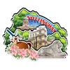Nottingham UK Fridge Magnet Wooden Magnet Art Souvenirs Creative Collection Handmade Travel Home Office Gifts Landscape Refrigerator Decor 662 view 1