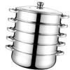 BESTonZON Stew Pot Food Food Practical Steam Pot cooking pot stockpot with lid basket stainless steel Stainless Steel Food Cooking Cooking view 1