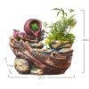 BNNP Indoor Tabletop Fountains Relaxing Decorative Water Fountain Interiors DIY Plants Fengshui Water Falls Micro Landscape Home Office Decoration Decoration Meditation Fountain view 2