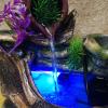 BNNP Indoor Tabletop Fountains Relaxing Decorative Water Fountain Interiors DIY Plants Fengshui Water Falls Micro Landscape Home Office Decoration Decoration Meditation Fountain view 3