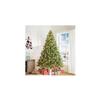 Naomi Home Vail 7.5ft Prelit Artificial Christmas Tree with Pine Cones, Foot Pedal, 1556 Branch Tips, 750 Warm Lights and Metal Stand, 61" Wide Realistic Traditional Christmas Tree with Lights view 1