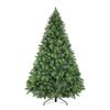 Naomi Home Vail 7.5ft Prelit Artificial Christmas Tree with Pine Cones, Foot Pedal, 1556 Branch Tips, 750 Warm Lights and Metal Stand, 61" Wide Realistic Traditional Christmas Tree with Lights view 3