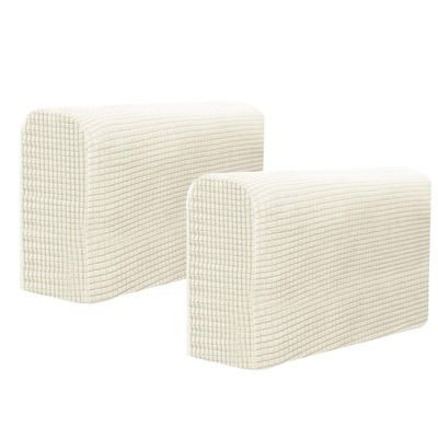 NOLITOY Sofa Armrest Covers Stretch Elastic Arm Rest Protector for Couch Chair Comfortable Slipcovers for Home Office 16.92 X 7.87 X 6.69 Inch Sofa Armrest Cover, 2 PCS