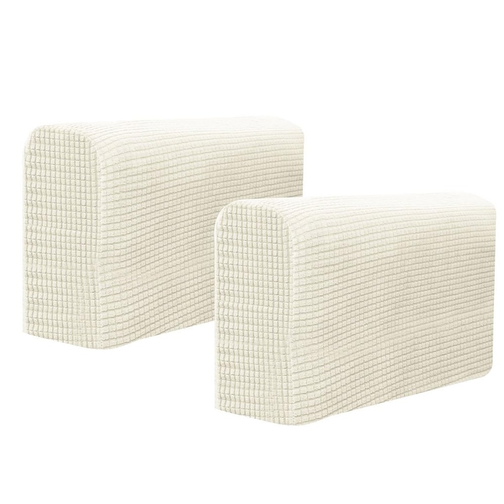 NOLITOY Sofa Armrest Covers Stretch Elastic Arm Rest Protector for Couch Chair Comfortable Slipcovers for Home Office 16.92 X 7.87 X 6.69 Inch Sofa Armrest Cover, 2 PCS