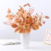 6PCS Artificial Eucalyptus Leaves Stems, 21 Inch Long Eucalyptus Plant Branches with Seeds, Fake Silver Dollar Spray Greenery Stems for Wedding Floral Arrangement Home Decor (Dark Blue) view 4