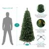Naomi Home Vienna 7.5ft Pre-Lit Slim Pencil Christmas Tree view 3