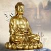Canglan Technology Large Nice Bronze Brass Sakyamuni Gautama Amitabha Buddha Statue Figure 10" view 3