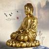 Canglan Technology Large Nice Bronze Brass Sakyamuni Gautama Amitabha Buddha Statue Figure 10" view 4