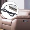 Oreq Power Recliner Switch, 5 Buttons Electric Sofa Controller 5 Pin Recliner Remote, Electric Recliner Chair Sofa Lifting Hand Control Handset with USB Port for Recliner Lift Chair view 4