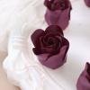 Efavormart 4 Pack | 24 Pcs Burgundy Scented Rose Soap Party Favors Pre-Packed with Gift Boxes and Ribbon view 2