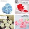 Efavormart 4 Pack | 24 Pcs Burgundy Scented Rose Soap Party Favors Pre-Packed with Gift Boxes and Ribbon view 4