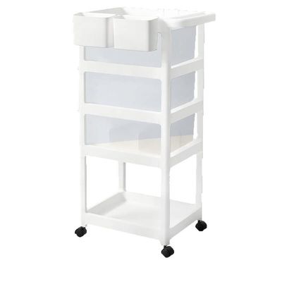 WXHC 3 Tier Utility with Table Top and Hanging Cups Office Storage Cart Storage Cart Home Bedroom Wall Mounted Library Storage Rack (Shape : Shape-C)