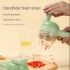 4 in 1 Handheld Electric Food Cutter Set, Kitchen Gods Wireless Food Processor for Fruits, Vegetables and Meat Green view 2