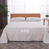 OKOHEY Grounding Flat Sheet, King Size  90% Organic Cotton & 10% Silver Fiber, Conductive Earthing Bed Sheet for Better Sleep and Enhanced Wellness, White view 1
