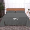 OKOHEY Grounding Flat Sheet, King Size  90% Organic Cotton & 10% Silver Fiber, Conductive Earthing Bed Sheet for Better Sleep and Enhanced Wellness, White view 1