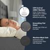 OKOHEY Grounding Flat Sheet, King Size  90% Organic Cotton & 10% Silver Fiber, Conductive Earthing Bed Sheet for Better Sleep and Enhanced Wellness, White view 3