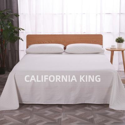 OKOHEY Grounding Flat Sheet, California King Size  90% Organic Cotton & 10% Silver Fiber, Conductive Earthing Bed Sheet for Better Sleep and Enhanced Wellness, White