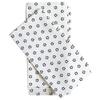 100% Cotton Cloth Napkins with Flowers Pattern for Wedding, Cocktail, Dinner Parties & Thanksgiving (Set of 6, 20x20 inch, Black) view 1