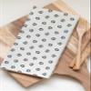 100% Cotton Cloth Napkins with Flowers Pattern for Wedding, Cocktail, Dinner Parties & Thanksgiving (Set of 6, 20x20 inch, Black) view 4