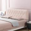 Crystal Fleece Clother Headboard Cushion Upholstered Large Wedge Reading Pillow Bedside Cushion Lumbar Support Backrest with Headboard Removable Cover,B,No headboard 78.7"/200cm view 1