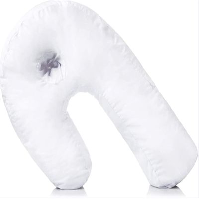 BAOERYAA Side Sleeper Pillow,U-Shaped Contoured Body Pillow, Relief Neck and Shoulder Pain with Removable Washable Cover Pregnancy Full Body Pillow