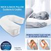 BAOERYAA Side Sleeper Pillow,U-Shaped Contoured Body Pillow, Relief Neck and Shoulder Pain with Removable Washable Cover Pregnancy Full Body Pillow view 3