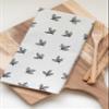 100% Cotton Christmas Cloth Napkins with Leaf Pattern for Wedding, Cocktail, Dinner Parties & Thanksgiving (Set of 6, 20x20 inch, Black) view 4